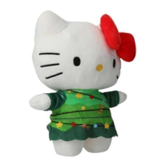 Hello Kitty Christmas Holiday Plush Doll Kawaii Toy 2024 Sanrio New with Tag - Picture 2 of 3